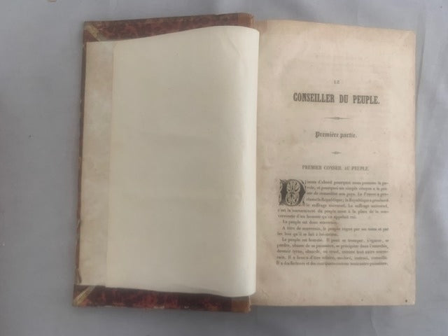 M.A. de‎ Lamartine : Le Conseiller du Peuple. Première année (1849)