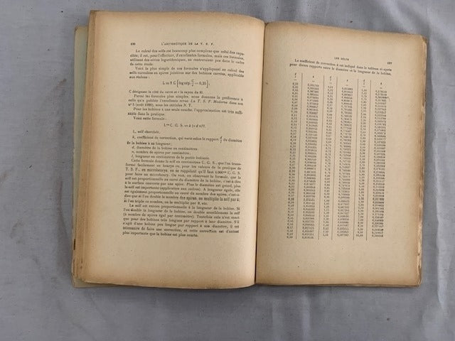 Le premier Livre de l'Amateur de T.S.F.