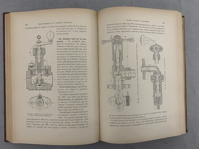 Maurice Demoulin : Traité pratique de la Machine Locomotive (complet en 4 volumes)
