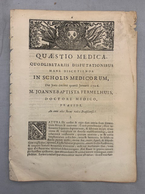 Joannes Baptist‎ Procope Couteaux : An omni alvi fluxui radix Brasiliensis?